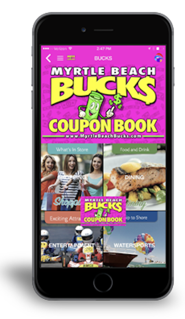 Myrtle Beach Bucks app